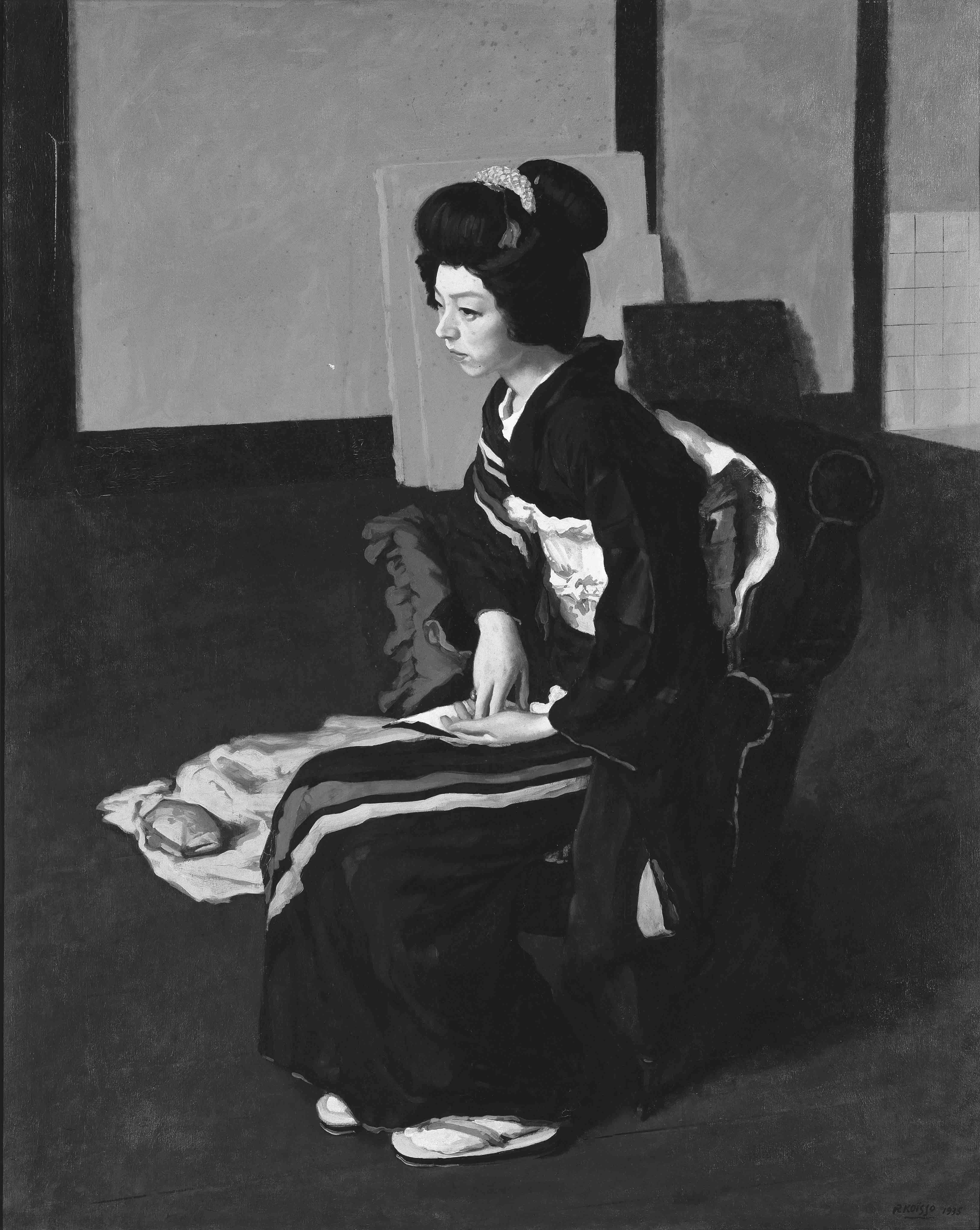 小磯良平展―幻の名作《日本髪の娘》